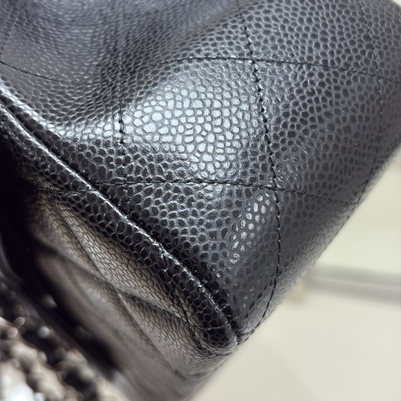 Chanel Classic Jumbo Double Flap Caviar - Picture 8 of 12